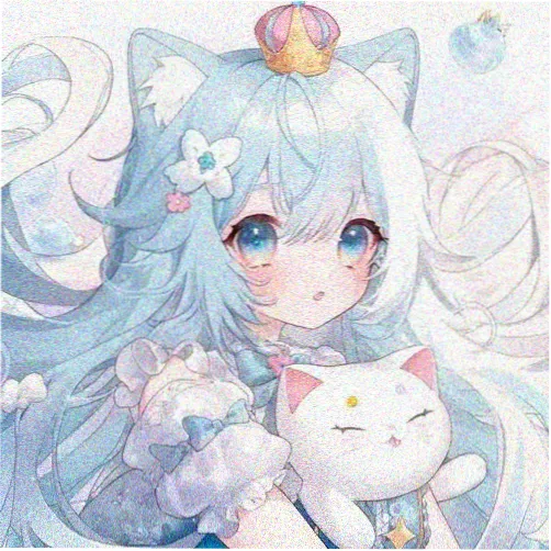 七公主漫画夜蓝站位主角的像素徽记