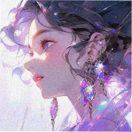 七公主漫画时序讲解者角色的像素徽记